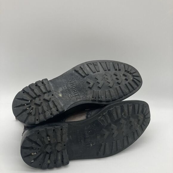 Mens Size 10 Gordon Rush Leather Dress Boots Brown/Black Oxford Wingtip Ankle - Picture 8 of 10